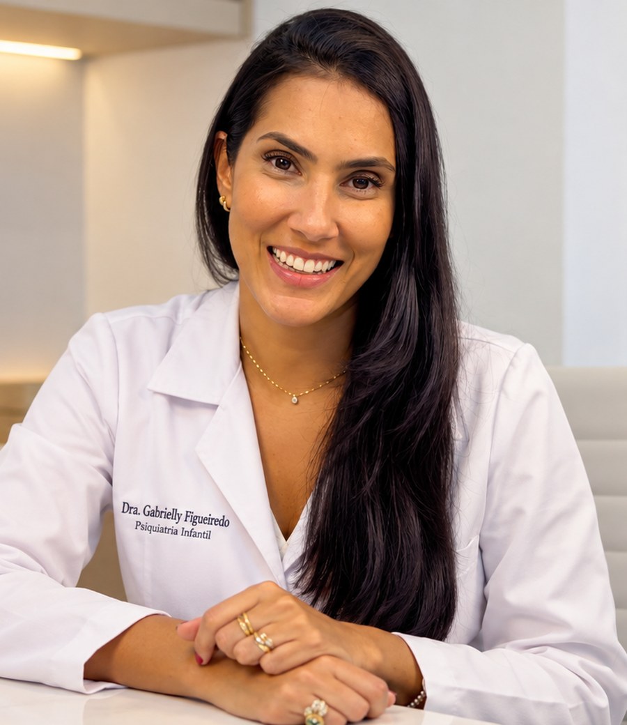 Dra. Gabrielly Figueiredo, psiquiatra infantil, na Clínica Médica NeuroCare